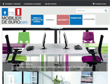 Tablet Screenshot of mobilierdeburo.com